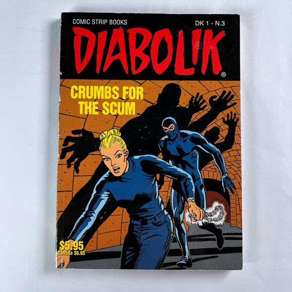 Diabolik Crumbs For The Scum Rare English Print 1999 Scorpion Italian Comic N.3